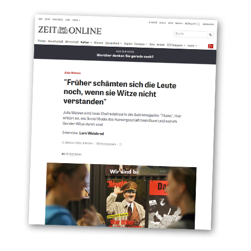 Screenshot zeit.de
